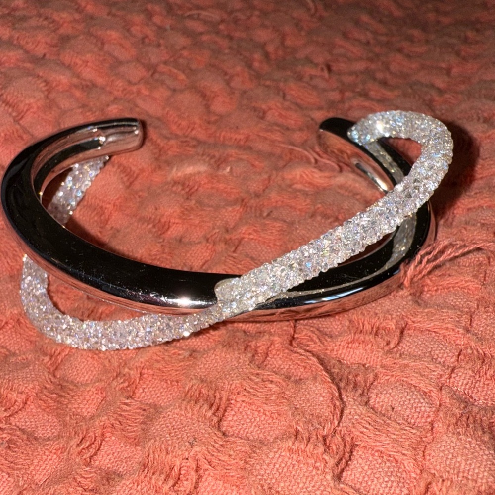 Swarovski cuff bling bracelet